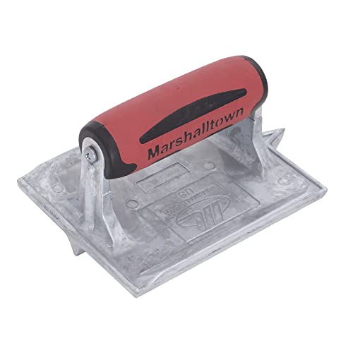 The 6 X 4 3/8 Inch Marshalltown Heavy-Duty Zinc Hand Groover, Durasoft Handle, Concrete, Made In The Usa, 833D #TOP4