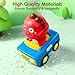 iPlay, iLearn Press Go Car Toys for Toddlers 1-3, Baby Animal Race Cars, Infant Play Car Set, Push Go Friction Dino Car for 6-9-12-18 Month, 1st Valentine Gift Easter Stuffer for 1-2 Years Old Boy Kid