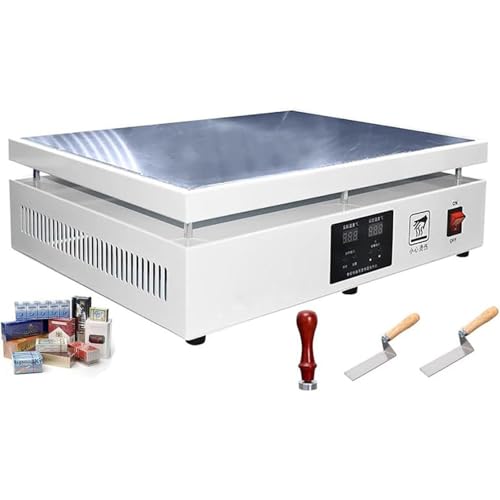Máquina Envolvedora De Celofán De 1200 W, Selladora Térmica De Sobremesa para Cajas De Té, Envoltura Manual con Pantalla De Doble Temperatura