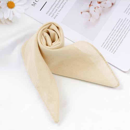 Cotton Scarf Square Ribbon Neck Scarf Handkerchief Bandanas for Halloween Women Men Costume Accessory 21.3 inch3