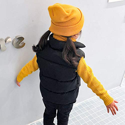 Evelin LEE Baby Boys Girls Stand Collar Down Vest Winter Warm Lightweight Sleeveless Puffer Jacket3