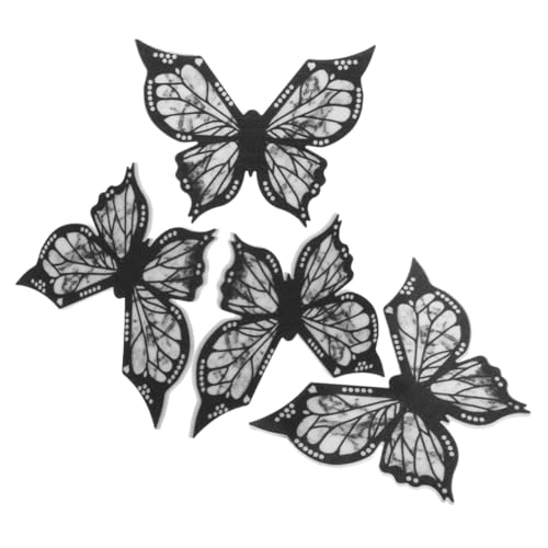 Plantillas de maquillaje para delineador Butterfly FOMIYES 4 piezas miniatura 1