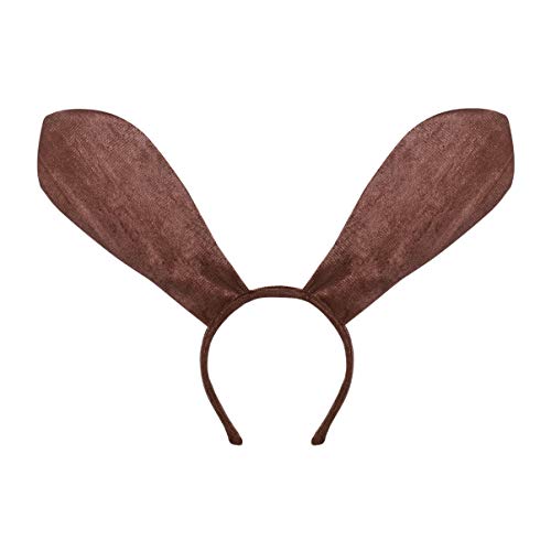 Amosfun Dog Long Ear Headband Animal Cosplay Ear Headwear Dress up Headpiece for Kids Party Performance