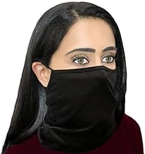 Step Ahead ® | 3 Pack Triple Layer Cotton Snood Black Face Covering (Pack of 3) |