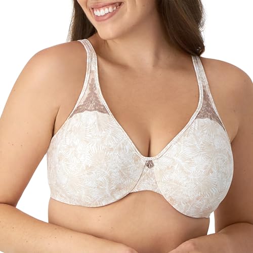 Bali Womens Passion for Comfort Minimizer Bra, Full-Coverage Underwire Bra, Seamless Cups