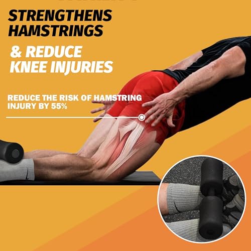 Image of Chaken Nordic Curl Hamstring Strap -Home Gym Fitness Exercise Equipment for Men and Women Workout for Abs and Strength Anywhere Jim Kit for Calisthenics Curl Leg Exercising Set Machine