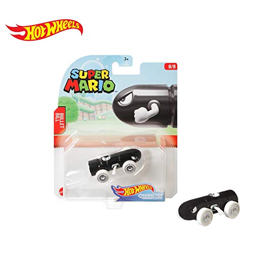 Carro de Juguete Hot Wheels Personaje Bullet Bill 2020 miniatura 4