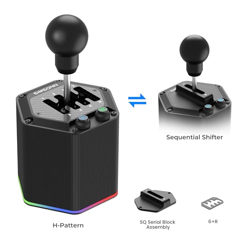 SIMSONN Cambio HS Pro Dual Mode, cambio ibrido a H/sequenziale con 6a e 7a marcia indietro