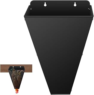 Medium Size Chicken Cone, Heavy-Duty Steel Poultry Restraining Cones for Chicken, Large Laying Hens, Roasters, Turkeys Up to 8 Pounds, Flat Back Funnel Cone Chicken Killing Cone, Easy to Clean (M)