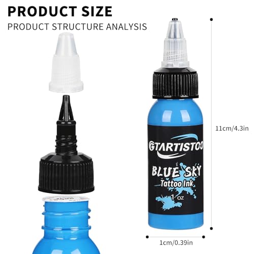 Gtartistoo 0010 Ink Professional 1Oz(14 Colors 30Ml) Vegan-Friendly Pigment Ink Supplies Ink thumb #7