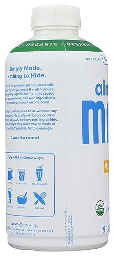Malk Organic Vanilla Almond Milk, 28 Fz #TOP5