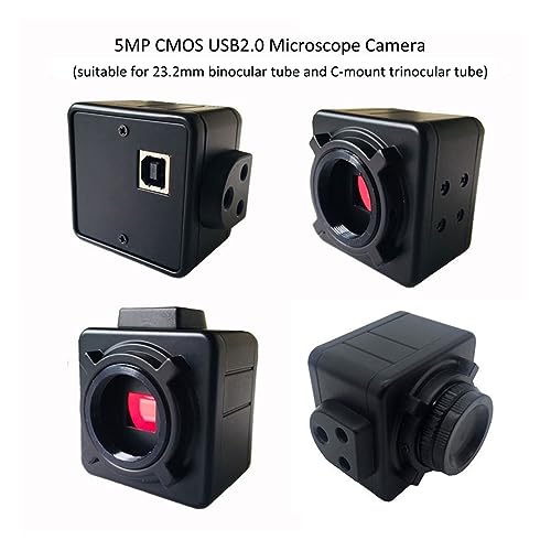 Cámara de microscopio de 5MP con sensor CMOS industrial y conexión USB directa 4