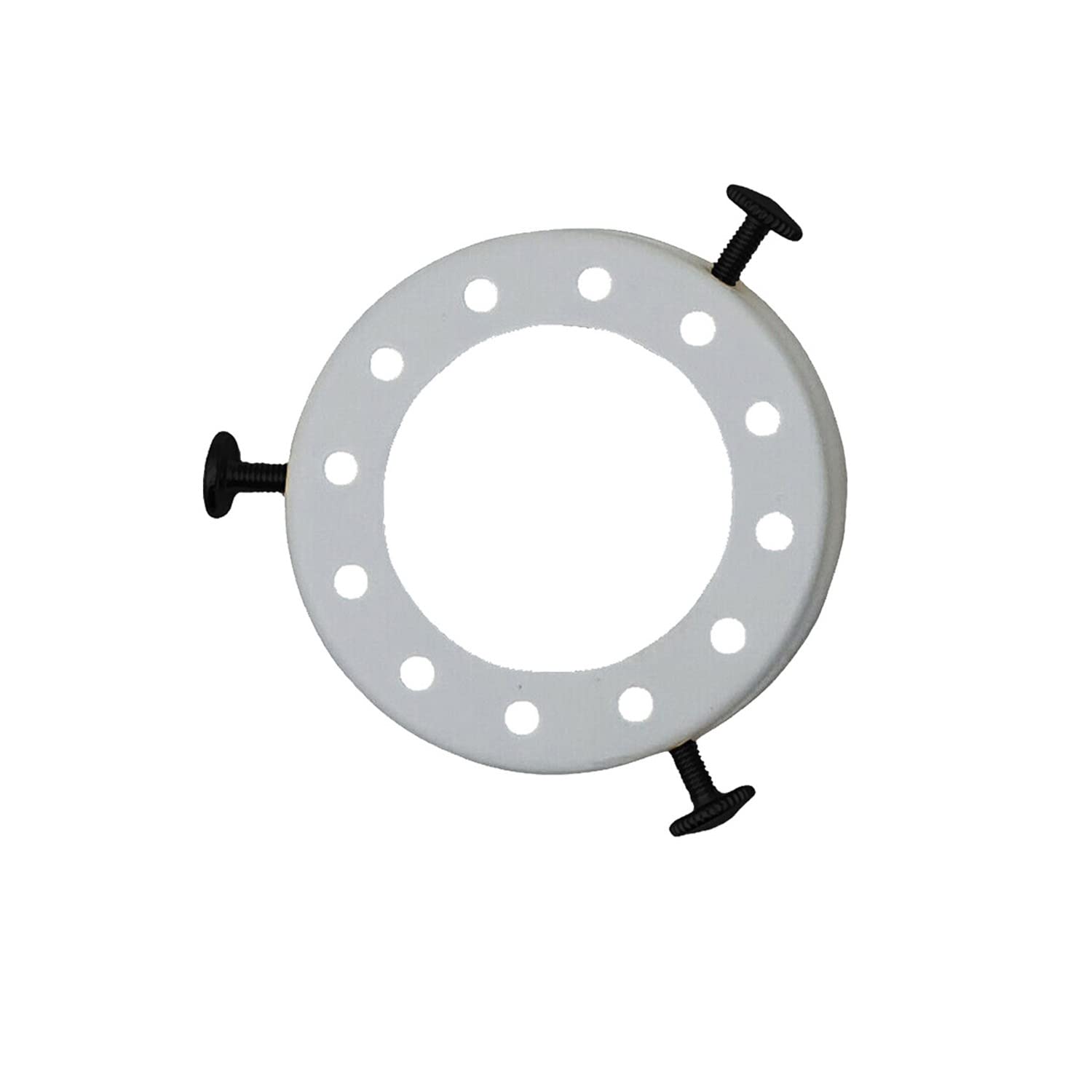 Lampshade Cover Ring Light Shade Top Hole Ring Fitting Accessory E26/E27 Socket Fitter Threaded Ring with Screws