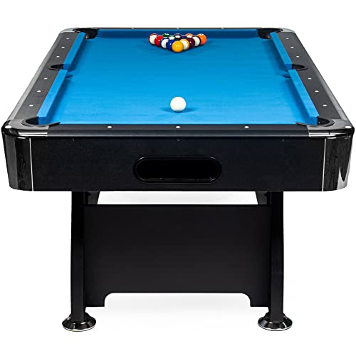 Billardtisch 7ft - 213x122x80 cm - 7 Fuß Pool Billard - Kugelrücklauf - Tischbillard mit Zubehör - Billard Tisch - Buckshot Blackmagic – Bild 4