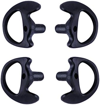 6 Embouts D'oreille Remplacement Pour écouteurs Radio Two-way - Petite Taille - Rose