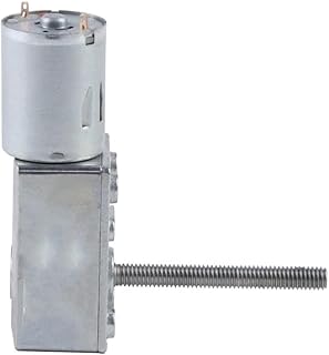 variable reduction 12v Dc Electric Motor, JGY370 Dc Gearbox, High Torque 6v Motor, Motors, High Torque Electric Motor, M6 screw shaft long axis 50mm High torque motor geared electric ( Color : 24V , S