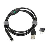 [Imagerie haute résolution] Cet endoscope USB de 8 mm offre une résolution HD 1080p clairement claire pour des inspections détaillées des joints de soudure des moteurs automobiles et des dépôts de carbone. La caméra fournit des images nettes, ce qui le rend bon pour les diagnostics professionnels et les observations précises dans les espaces étroits.