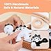 Montessori Baby Mobile – Handmade Black & White Dinosaur Crib Mobile – Nursery Decor for Boys and Girls – Newborn Visual Development – Perfect Baby Shower Gift