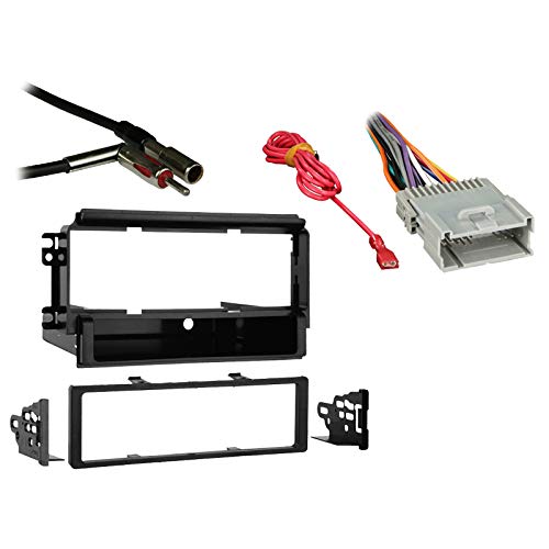 Harmony Audio Compatible with Kia Sorento EX 2003 2004 2005 2006 Single DIN Stereo Harness Radio Install Dash Kit
