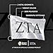 Desert Cactus Zeta Tau Alpha Sorority Flag Greek Letters Banner, 3x5 Feet Light Marble Design - for Sorority Decor, Events, and ZTA or Zeta Pride Display