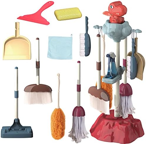 Pretend Play Housekeeping Toys Cleaning House Tools Housekeeping Car Wash Toys Set Pet House Cleaning Tools Preschool Training Educational Cleaning Tools Toys for Kids