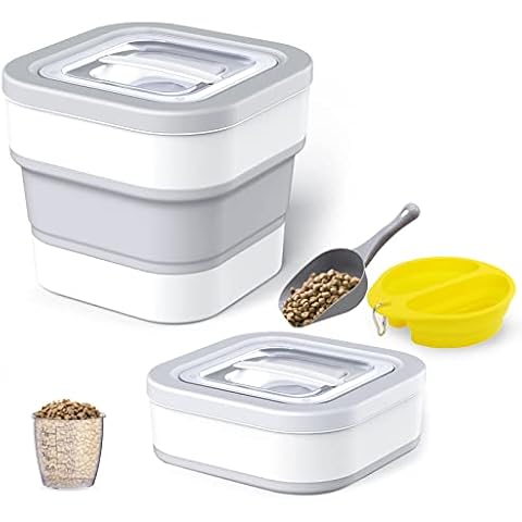 Wuciray Hundefutter Aufbewahrung Futterbehälter Luftdicht Cover