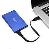 MasterStor USB 3.0 superszybki przenośny dysk twardy zewnętrzny 2,5-calowy zewnętrzny dysk twardy SATA laptop dysk twardy 160 GB niebieski