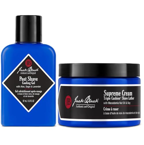 Jack Black Post Shave Cooling Gel - Clear After Shave Gel for Men, Men’s Aftershave Gel, Natural Ingredient Razor Burn &amp; Skincare