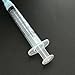 Disposable Lab Syringes, Individually Packed for Scientific Research, Industrial Dispensing or Liquid Measuring (3CC 23G 1