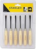 Photo Gallery stanley 16120 6-piece wood carving set (brown) Photo Gallery stanley 16120 6-piece wood carving set (brown)