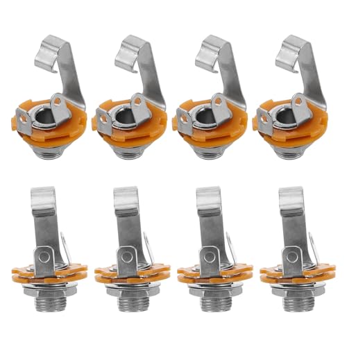 VILLCASE 35mm���m�����M�^�[���̓W���b�N�\�P�b�g 8�� �X�e�����X���p�l���}�E���g�}�C�N�R�l�N�^ �������x�I�[�f�B�I�Ή� �I�[�f�B�I�@���