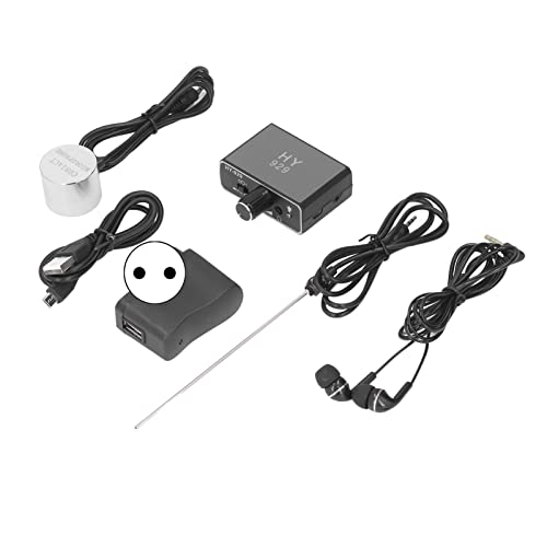 Fockety Detección de Fugas de Agua, Detector de Fugas de tuberías de Agua con sondas duales y Ajuste de Sonido de Auriculares, Monitor de Fugas de tuberías de Agua subterráneas para lavand