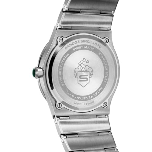 Image of Sandoz Tresor Premium Swiss Made Quartz Blue MOP Dial Watch for Women - SZWLG0000601