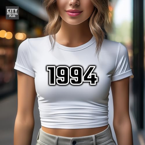 Crop top pour femme blanc 1994 aux finitions soignées - 3