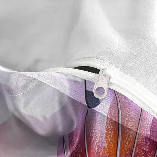 Housse de couette anti-allergie papillon 3D douce et facile à laver - 8