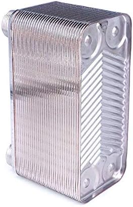 32 Plates Wort Chiller Cooler Heat Exchanger SUS 304 Stainless Steel Home Brew Beer Wine Making