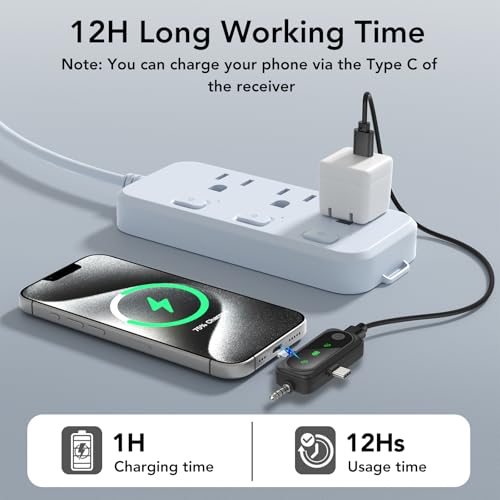 Image of HEHOTTC 3 in 1 Mini Wireless Lavalier Microphone for All Devices (iOS, Andriod, Camera, PC) - Noise Reduction Lapel Mic for Recording, Clip on Omni Lav Mic for Video Recording, Tiktok, YouTube, Vlog