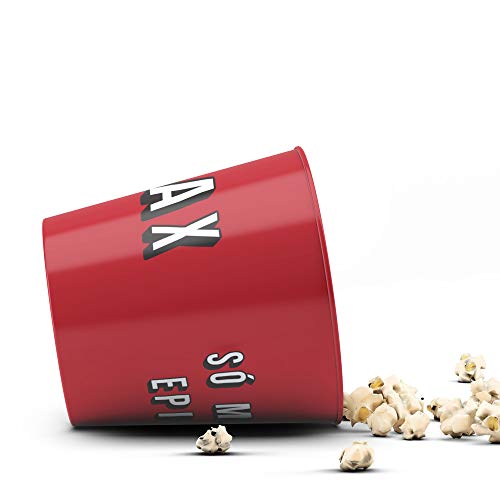 Balde de Pipoca 3,5 litros RELAX - Beek - Vermelho