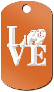 Love Chow Chow Engraved Keychain/GI Tag Mister Petlife Park Orange