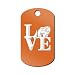 Love Chow Chow Engraved Keychain/GI Tag Mister Petlife Park Orange