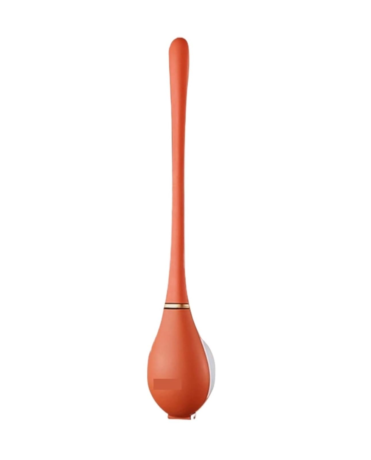 Toilettenbürste und Halter, WC-Bürstengarnitur, auslaufsichere Basis, Silikon, Flacher Kopf, weiche Borsten, schnell trocknender Halter