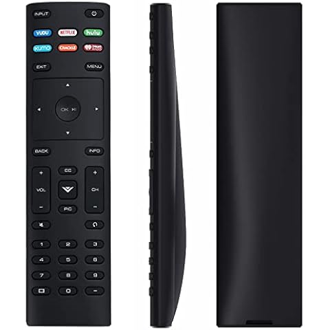 XRT136 Remote Control Replace fit for VIZIO TV D24F-F1 D32FF1 D43F-F1 E55U-D0 E55UD2 E55-D0 E55E1 M65-D0 M65E0 P65-E1 P75C1 P75E1 M70-E3 M75E1 E43-E2 D50F-F1 E32-D1 E32H-D1 E40-D0 E43-D2 E43U-D2 Cover