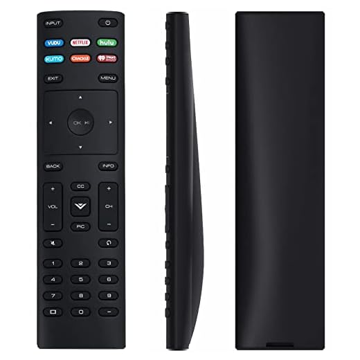 XRT136 Replace Remote Control fit for VIZIO TV D24F-F1 D32FF1 D43F-F1 E55U-D0 E55UD2 E55-D0 E55E1 M65-D0 M65E0 P65-E1 P75C1 P75E1 M70-E3 M75E1 E43-E2 D50F-F1 E32-D1 E32H-D1 E40-D0 E43-D2 E43U-D2