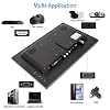 Prechen 11.6 Inch Small HDMI Monitor 1366x768 Small PC Monitor TFT LCD Monitor Built-in Speaker with HDMI VGA AV BNC USB Input Mini HD Color Screen Display