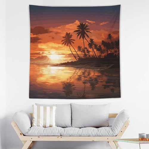Tapisserie murale chambre à coucher pour habiller un mur vide avec exotisme