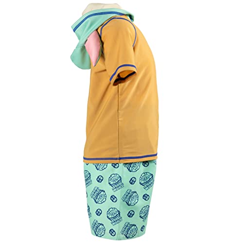 Star Wars The Mandalorian Baby Yoda Big Boys Swim Rash Guard Swim Trunks Yellow/Green 14-16 #TOP5