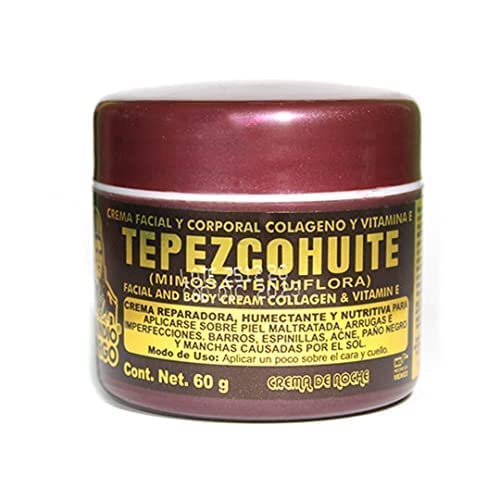 Del Indio Papago Night Cream With Tepezcohuite 60Gr/ 2.2Fl Oz #TOP7
