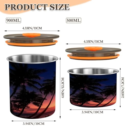 Envase Hermético para Café Acero Inoxidable 500ml miniatura 2