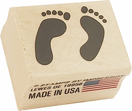 Stamps By Impression Feet Rubber Stamp, Small #TOP1