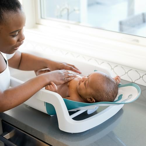 The First Years Y7958A1 Sure Comfort 4-In-1 Reclining Baby Bathtub - Adjustable All-In-1 Bathtub For Newborn To Toddler - Baby Bath Seat Adjusts As Baby Grows thumb #5